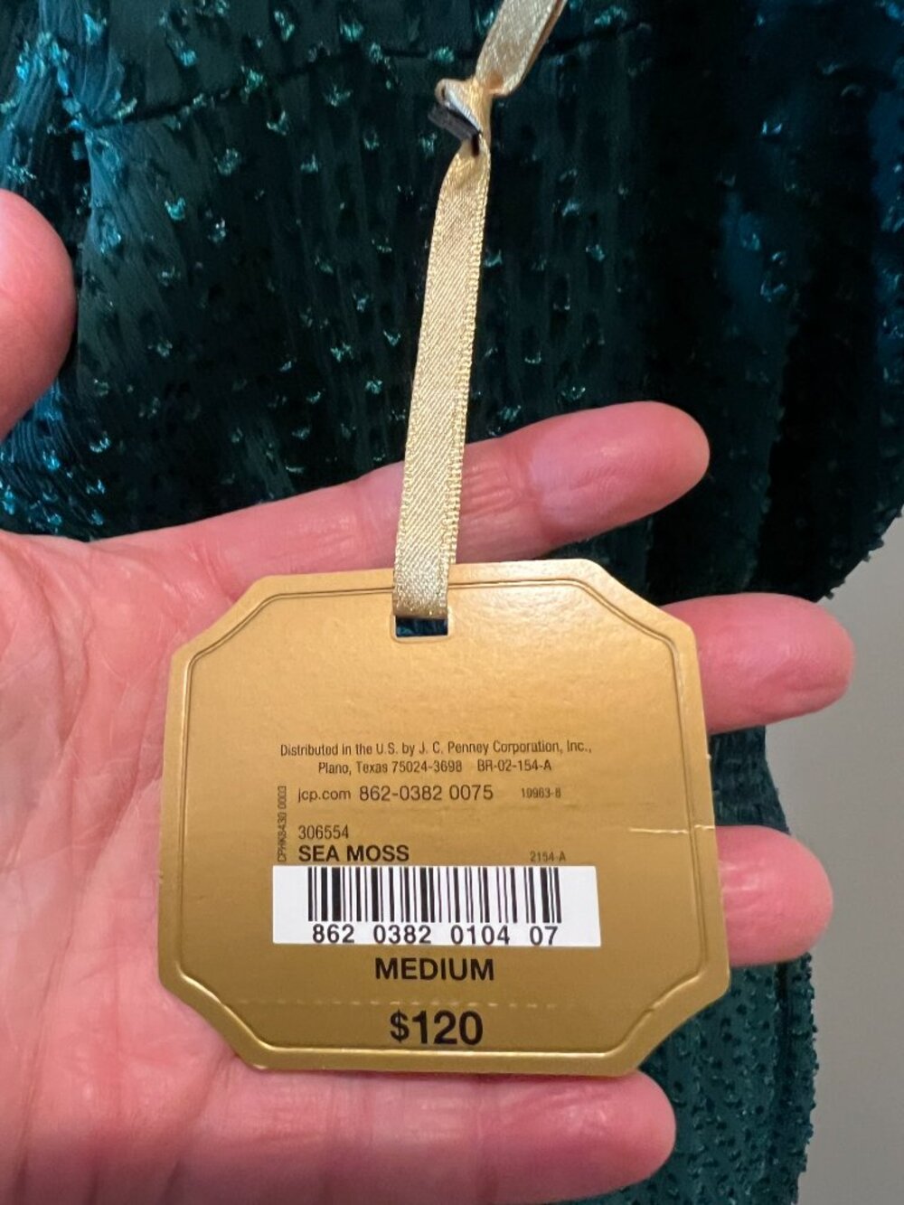 NWT RYEGRASS Emerald Green Clip Dot Long Sleeve Tie Neck Maxi Dress, Size Med - Picture 14 of 16